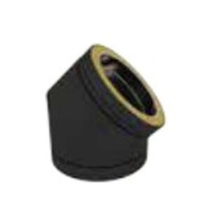 Codo Elbow 45° - AVANT KW negro - Imagen 1