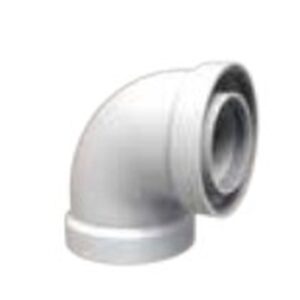 Codo H-H 90° - ALUMIGAS COAXIAL - AC - Imagen 1