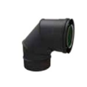 Codo 90° - COAXIAL JJ MN Negro - Imagen 1