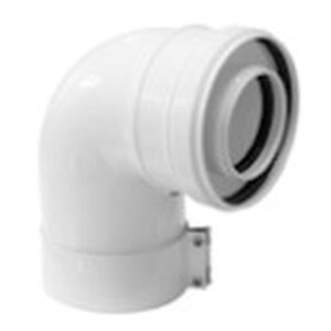 Codo adaptador toma de muestras Ariston Beretta - Vaillant - COAXIAL - PC - Imagen 1