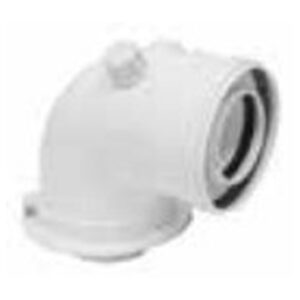 Codo adaptador con toma de muestra Ferroli - COAXIAL - PC - Imagen 1