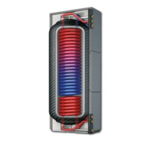 Quadroline® TQ-TWS Acumulador con serpentín para solar y serpentín para ACS - Imagen 1
