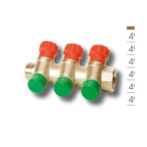 COLECTOR M-H CON LLAVE REGULACIÓN - Imagen 1