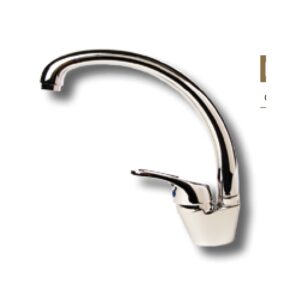 GRIFO VERTICAL MONOMANDO VOLANTE METAL - Imagen 1