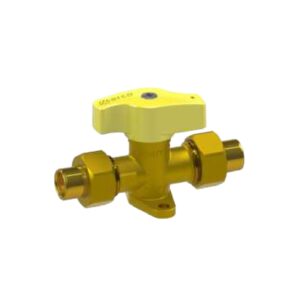 Válvula esfera PN5 Soldar Mando amarillo - V·82 12 - 12 - Imagen 1