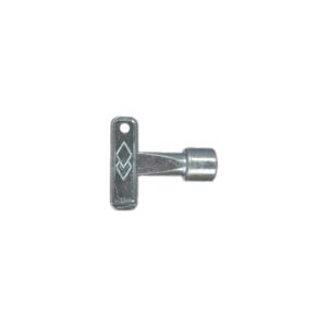 LLAVE METÁLICA PARA PUERTA DE ALUMINIO - Imagen 1