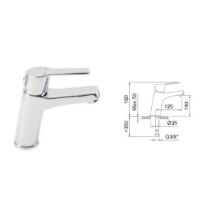 LAVABO 100 - Panam Evo xtreme - Imagen 1