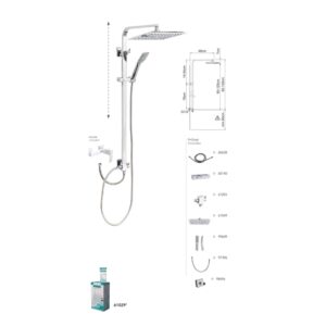 SAONA SLIM - Conjuntos Barras Ducha Kit - Imagen 1