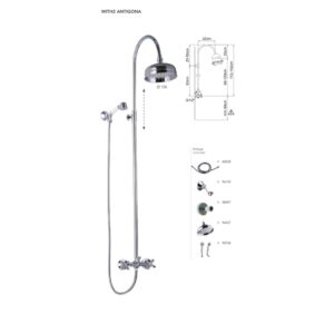 CONJUNTO DE DUCHA EXTENSIBLE - Bimandos Extensibles - Imagen 1