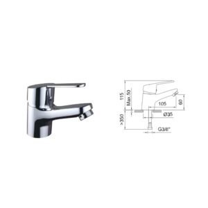 LAVABO 60 - S12 urban - Imagen 1