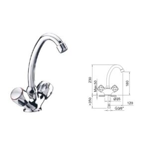 LAVABO 180 - Imagen 1