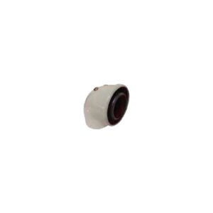 Codo 87º coaxial Macho Hembra con Toma de Gases - Imagen 1
