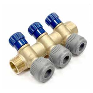 COLECTOR METALICO 3 TOMAS 15X3/4" - Imagen 1