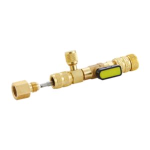 Extractor de obuses con válvula de conexión ¼ para servicio H- ¼ + adaptador 5/16-H - Imagen 1