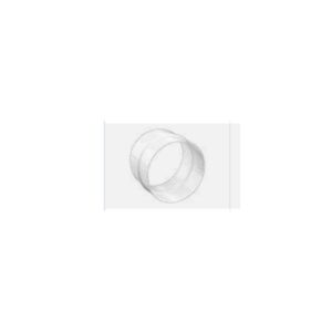 Manguito de unión para conductos fabricado en plástico blanco Ø 148 mm - Imagen 1
