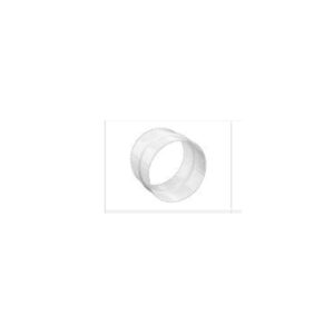 Manguito de unión para conductos fabricado en plástico blanco Ø 197 mm - Imagen 1