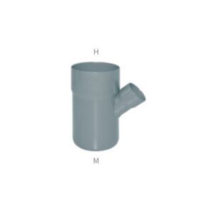 Derivación Simple Reducida 45° M-H - Imagen 1