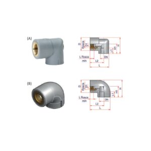 Codo roscado hembra unión socket - Imagen 1