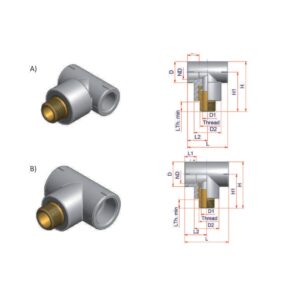 Te roscada macho unión socket - Imagen 1