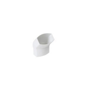 Codo bajante | 90 x 56. Macho-hembra 45° - Imagen 1
